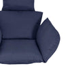 Swing Cushion,Hanging Egg Rattan Hammock Pad,with Pillow