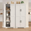 🔥Freestanding Storage Cabinet Kitchen Tall Storage Cupboard with Shelves 4 Tier