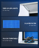CO-Z Portable Airbrush Spray Paint Booth Kit with Dual Fans and 4 LED Lights