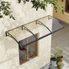 Door Canopy Window Awning Rain Shelter Front Back Porch Outdoor Patio Roof Cover