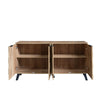 Sideboard with 2 Cupboards, 4 Door Storage Cabinet for Dining Room, Kitchen