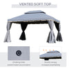 3 x 4m Aluminium Gazebo Marquee Canopy Pavilion Patio Party Tent