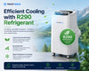 FrostWave 12000 BTU Portable Air Conditioner 4-in-1 Cooling & Heating