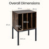 Record Player Stand Turntable Stand with Vinyl Storage Shelves for Living Room