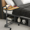 Upgraded Ergonomic Overbed Laptop Table Mobile Rolling Desk for Bed and Home