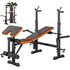 Foldable Dumbbell Bench Weight Training Fitness 7 Incline Adjustable Workout Gym