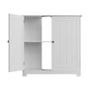 Bathroom Sink Cabinet Under Basin Unit Cupboard 2 Door Storage Furniture White