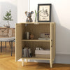 Wooden Storage Cabinet with Rattan Decorating Buffet Sideboard Accent Cabinet