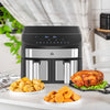8L Dual Zone Air Fryer w/ 10 in 1 Function Sync Cook & Sync Timer Refurbished