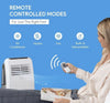 9000 BTU Portable Air Conditioner 4-in-1 AC Unit Remote 230V UK Plug