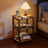 Side Table, Height Adjustable Bedside Table, End Table, Sofa Table, Nightstand
