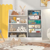 White Bookshelf Storage Shelf For Children's Reading Room Modern Open Storage