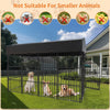 Heavy Duty Large Dog Kennel Crate Robust Pet House Cage Spacious Playing Playpen