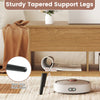 Lift Top Coffee Table Center Table with Open Storage Shelves-Natural