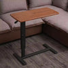 Medical Overbed Bedside Table Adjustable Height with Wheels Hospital Home Desk