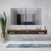 Floating TV Unit Wall Mounted Media Console Cabinet Storage Shelf