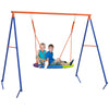 Kids Swing Set, Nest Swing Seat with A-Frame Structure for Outdoor Use