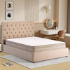 Middleton Fabric Ottoman Storage Double Bed In Stone