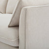 DUSK Shoreditch 3 Seater Pocket Sprung Sofa Natural Beige & Wooden Legs