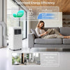 4-in-1 Portable Air Conditioner 7000 BTU Smart Wifi Mobile AC Unit Window Kit