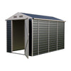 3-10FT Galvanised Garden Storage Shed Outdoor Apex /Pent Roof Log Tool House Box