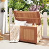 190L Wood Deck Box Outdoor Container Chest