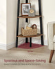5 TIER LADDER SHELF WOOD FLOWER RACK CORNER STORAGE UNIT PLANT STAND DISPLAY UK