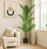 6FT Artificial Palm Tree IndoorTall Faux Tropical Areca Tree Lifelike Leaves