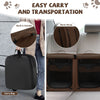 2-In-1 Pet Carrier Portable Cat & Dog Travel Crate Twin-compartment Pet Kennel