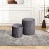 Small Footstool Ottoman Shoe Changing Stool Padded Foot Rest Entryway Livingroom