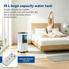 Portable Air Cooler, 15L Evaporative Air Cooler with 2 Ice Packs, Remote Control