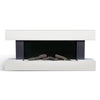 1000W/2000W Electric Wall Fireplace w/ LED Flame Effect Timer Remote Home Heater