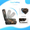 2 Pack Folding Boat Seat Low Back Fishing Captain Boat Seats w/Sponge Padding