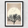 East End Prints Kubistika 'Dreamers (Bright)' Framed A1 Print | 22mm Black Frame