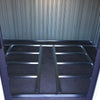 6 X 8FT Anthracite Steel Sheds Foundation Base Outdoor Garden Storage Shed House