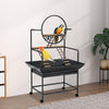 Pet Parrot Playstand Bird Cage Stand Activity Play Center Perch Ladder Wheel🔥