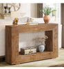 47 Inch Farmhouse Console Table, Narrow Wooden Entryway Sofa Table for Hallway