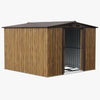 8 x 8FT Large Metal Garden Shed Outdoor Storage House w/ Foundation Kit,Vents
