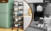 5 Tier Metal Kitchen Trolley - 4×360° Casters Rolling Storage Cart for Laundry
