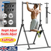 8Levels Adjustable Foldable Power Tower Station Pull Up Bar for Home Gym Workout