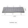 Sun Lounger Cushion Bench Chair Sunbed Garden Recliner Replacement Anti Slip UK
