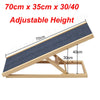 Pet Dog Cat Ramp 4 Adjustable Heights Bed/Couch 40" Folds Flat Support 330lb UK