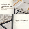 Single Accent Chair with Metal Frame Wide Seat Corduroy Armchair Living Room