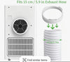 Portable Air Conditioner White 18000-24000 BTU Single Hose Remote Wheels