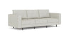 Nordinahoma Briana, White (Bouclé), Three Seater Sofa