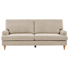 Hampshire Fabric 3 Seater Sofa In Stone