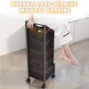 Kitchen Rotating Trolley Shelf Vegetable Fruit Basket Storage Rack Square Holder