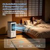 Portable Evaporative Air Cooler,15L Evaporative Air Cooler with 2 Ice Packs