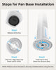 LEENON 3in1 Evaporative Air Cooler 38" Quiet Tower Fan with Remote 3L Water Tank