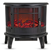 Electric Fireplace Log Burning Flame Effect Stove Fire Heater Thermal Wood 1800W